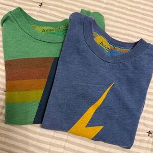 2 Aviator Nation Kids' T-Shirts (size 4)